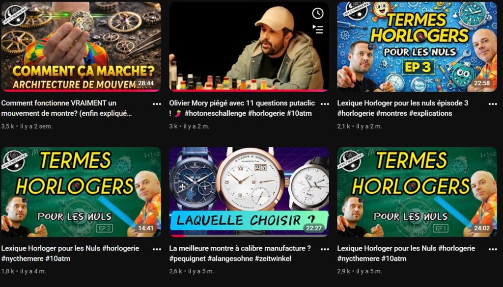 10ATM chaîne YouTube horlogerie ingénieurs