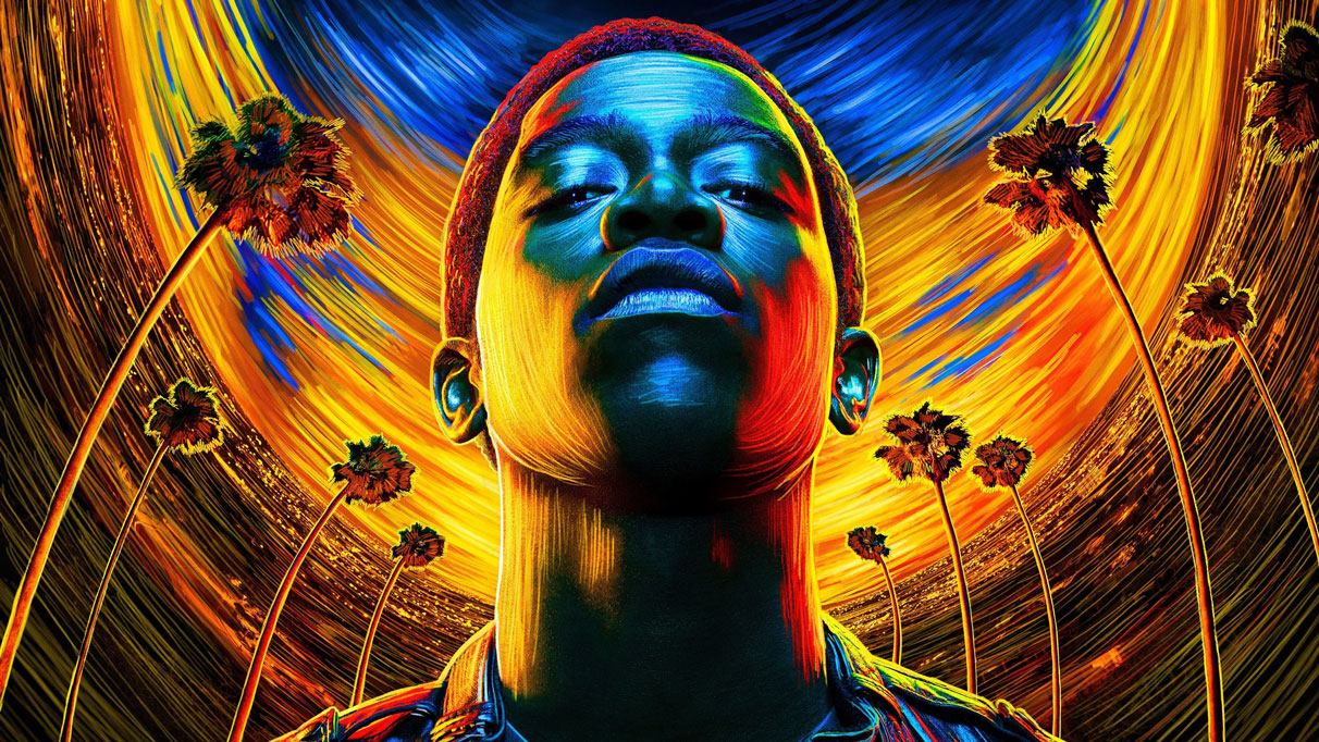 Affiche de la série Snowfall avec Damson Idris dans le rôle de Franklin Saint