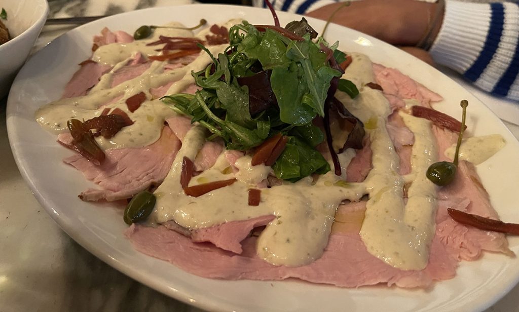 Marcella, la trattoria de Courcelles Vitello tonnato