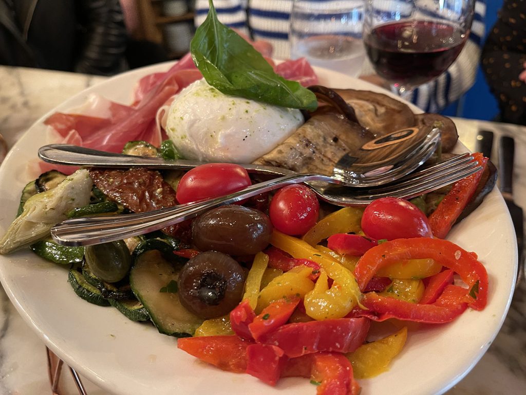 Marcella la trattoria de Courcelles antipasti