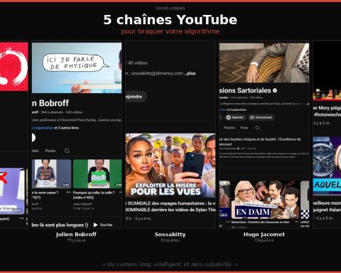 Meilleures chaînes YouTube recommandations 2026 Louis-San Julien Bobroff Sossakitty Hugo Jacomet 10ATM