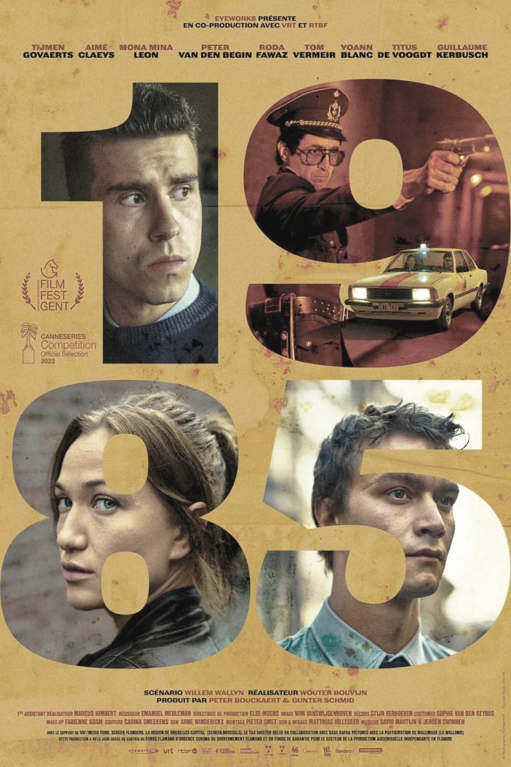 Affiche officielle de la série 1985 sur les Tueurs du Brabant