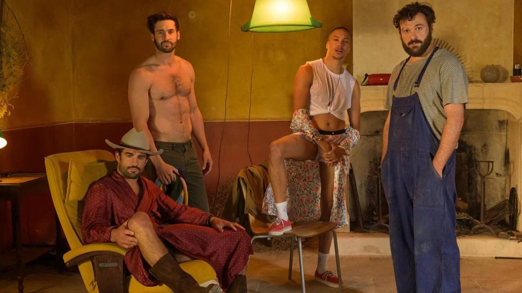Les quatre escort boys de la saison 2 dans le mas camarguais
