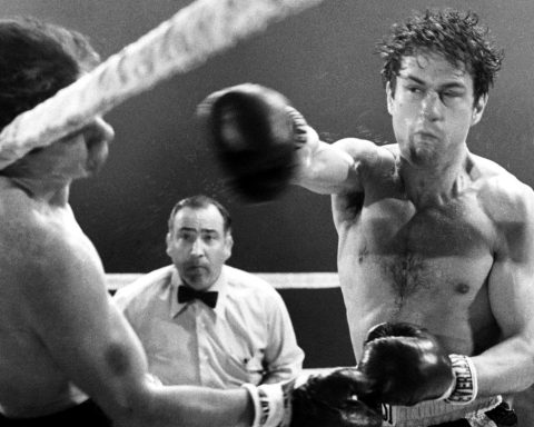 Combat de boxe dans Raging Bull, Jake LaMotta sur le ring