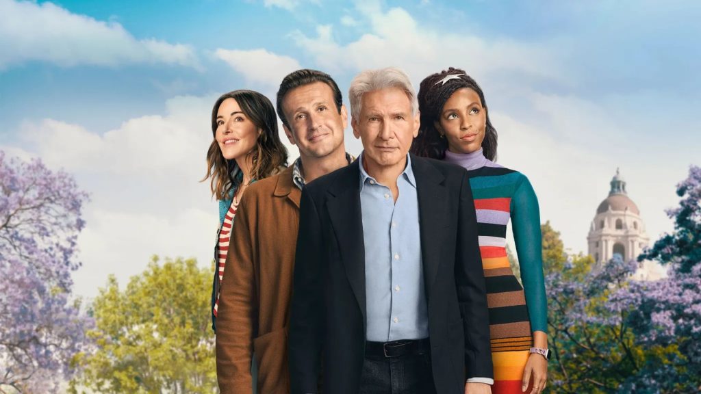 Affiche de Shrinking avec le casting principal de la série Apple TV+