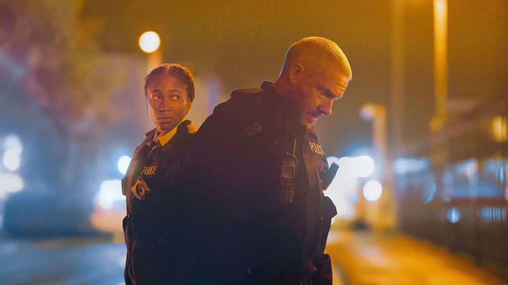 Chris Carson et Rachel Hargreaves de nuit dans The Responder